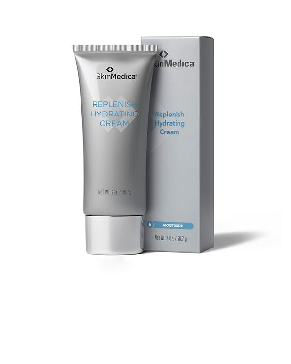 SkinMedica Replenish Hydrating Cream - Vitamin C Cream for Face, Your Essential Hydrating Cream for a Glowing Skin that Refreshes, Smoothes and Nourishes Sensitive Skin, 2 Oz
