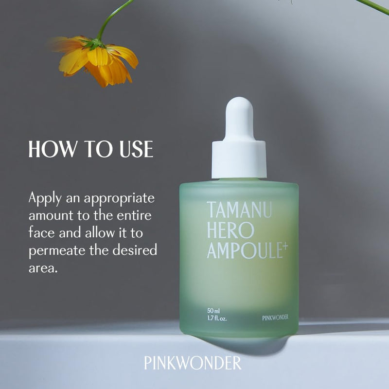 Tamanu Hero Ampoule⁺ 1.69oz (50ml), 50,000ppm Tamanu Oil for Soothing