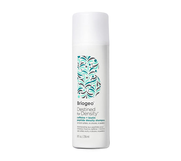 Briogeo Destined For Density Caffeine + Biotin Peptide Density Shampoo, Increases Hair Thickness and Density for Fine or Thinning Hair, Vegan, Cruelty-Free, 8 fl oz