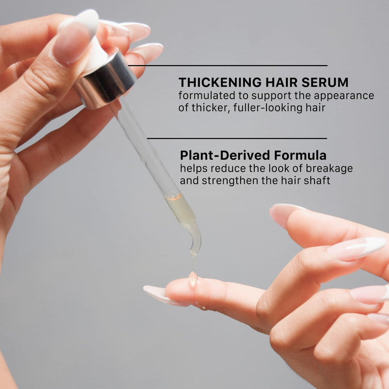 ACTIIV Thickening Hair Serum - Water Based | Supports the Appearance of Thicker, Fuller-Looking Hair, Lightweight Water-Based Formula, Non-Greasy, All Hair Types, 1.8 oz