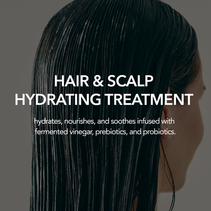 107 HAIR & SCALP HYDRATING Microbiome Treatment, Both Hair & Scalp Hydrating Scalp Treatment, Ginseng, Caffeine, and Biotin, Helps Soothe Scalp Discomfort, (6.08 fl oz)