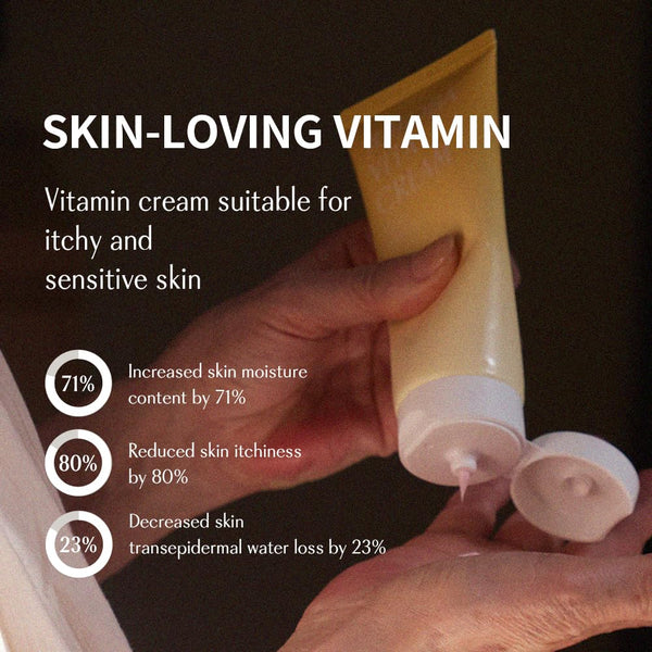 Jojoba Vita Cream 3.38oz (100ml), Jojoba Oil and vitamin B12 Face Cream, Soothing for Sensitive Skin, Hypoallergenic, Korean Skincare