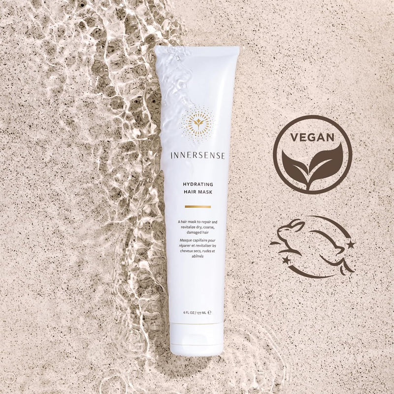 INNERSENSE Organic Beauty - Natural Hydrating Hair Mask | Non-Toxic, Cruelty-Free, Clean Haircare (6oz)