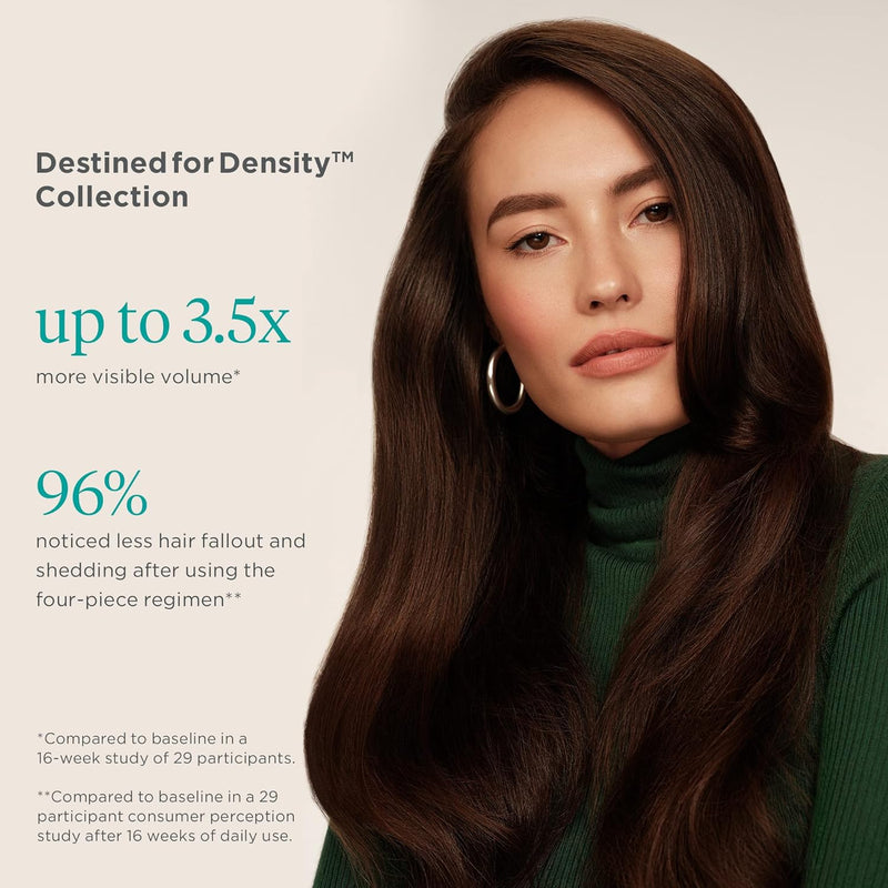 Briogeo Destined For Density Caffeine + Biotin Peptide Density Shampoo, Increases Hair Thickness and Density for Fine or Thinning Hair, Vegan, Cruelty-Free, 8 fl oz